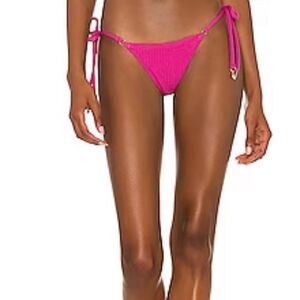 NWT Seafolly pink Seadive rio tie bottom US 2 AU 6 fuchsia